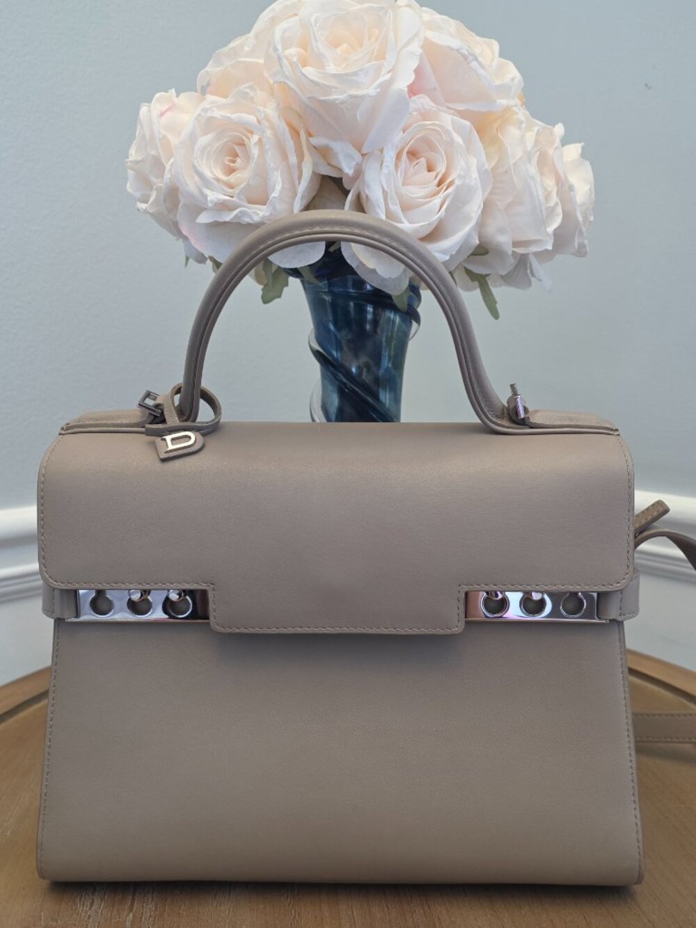 Delvaux Tempête MM Taupe Leather Bag 🤍 Quiet Luxury Dream